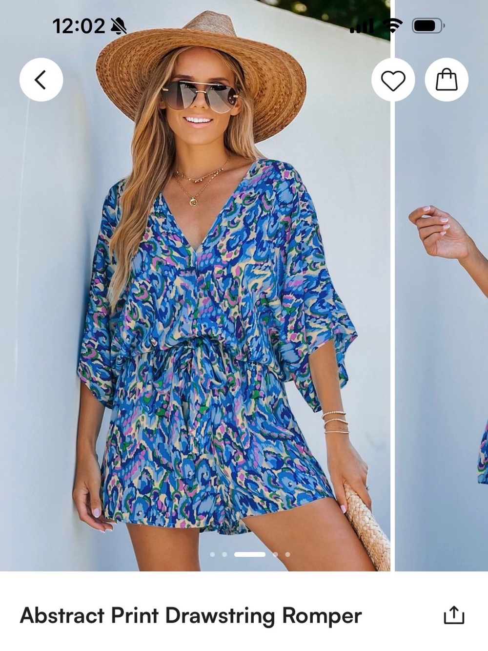 Beach coverup romper NWT / M